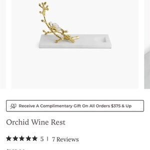 Michael Aram Wine Rest NIB